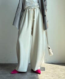 パンツ（ホワイト/白色系・コーデュロイ）ファッション通販