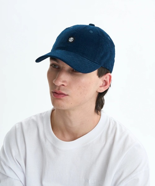 ELEMENT(エレメント)の「ELEMENT メンズ ICON DAD CAP CORDUROY キャップ 【2025年秋冬モデル】/エレメントアイコンワンポイントコーデュロイキャップ(キャップ・メンズ・ベージュ/ネイビー・FREE)」の2枚目の写真