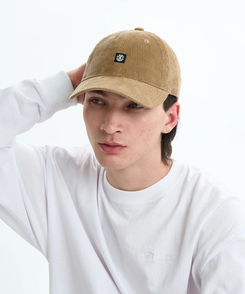 ELEMENT(エレメント)の「ELEMENT メンズ ICON DAD CAP CORDUROY キャップ 【2025年秋冬モデル】/エレメントアイコンワンポイントコーデュロイキャップ(キャップ・メンズ・ベージュ/ネイビー・FREE)」の9枚目の写真