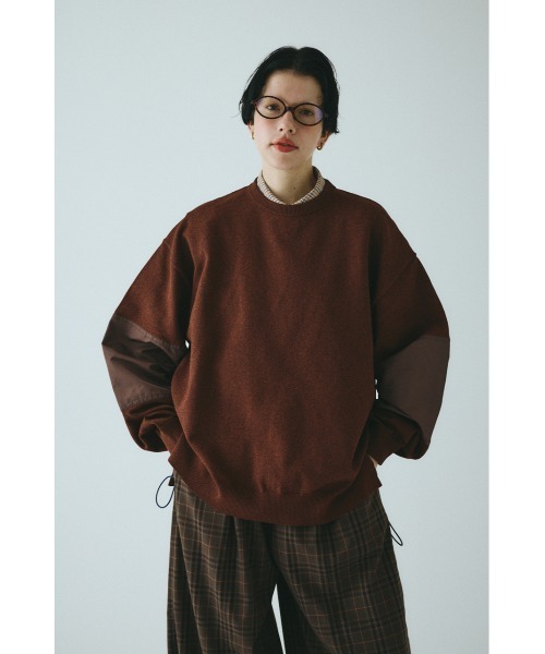 Military boy knit tops ミリタリーボーイニットトップス