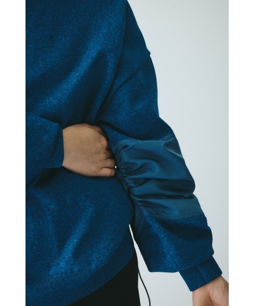 HeRIN.CYE（ヘリンドットサイ）の「Military boy knit tops　　ミリタリーボーイニットトップス（ニット/セーター・レディース・グレー/ブルー/カーキ/ブラウン/ブラック・FREE）」の22枚目の写真