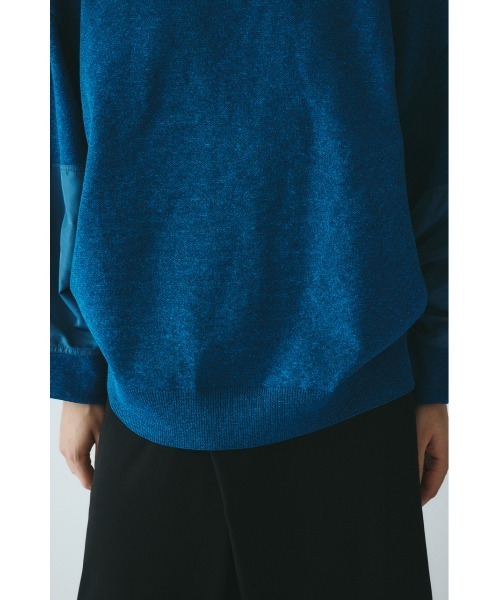 HeRIN.CYE（ヘリンドットサイ）の「Military boy knit tops　　ミリタリーボーイニットトップス（ニット/セーター・レディース・グレー/ブルー/カーキ/ブラウン/ブラック・FREE）」の21枚目の写真