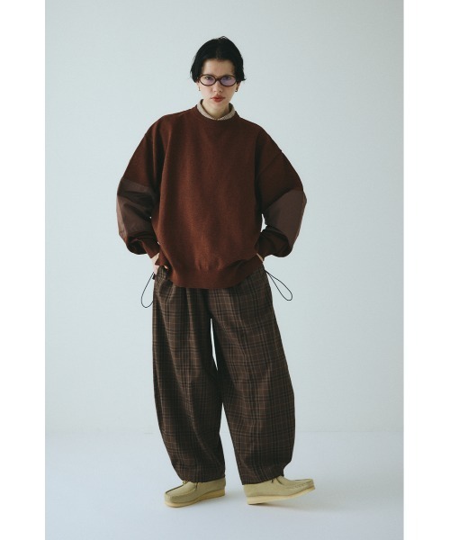 HeRIN.CYE（ヘリンドットサイ）の「Military boy knit tops　　ミリタリーボーイニットトップス（ニット/セーター・レディース・グレー/ブルー/カーキ/ブラウン/ブラック・FREE）」の19枚目の写真