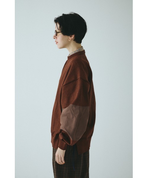 HeRIN.CYE（ヘリンドットサイ）の「Military boy knit tops　　ミリタリーボーイニットトップス（ニット/セーター・レディース・グレー/ブルー/カーキ/ブラウン/ブラック・FREE）」の18枚目の写真