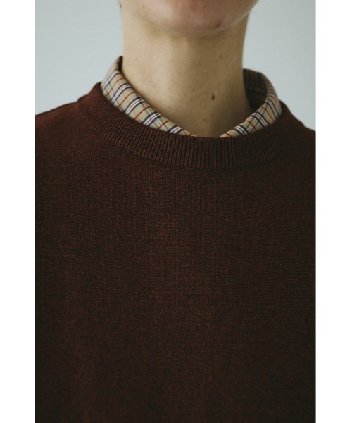 HeRIN.CYE（ヘリンドットサイ）の「Military boy knit tops　　ミリタリーボーイニットトップス（ニット/セーター・レディース・グレー/ブルー/カーキ/ブラウン/ブラック・FREE）」の16枚目の写真