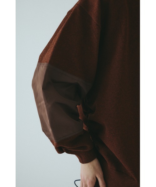 HeRIN.CYE（ヘリンドットサイ）の「Military boy knit tops　　ミリタリーボーイニットトップス（ニット/セーター・レディース・グレー/ブルー/カーキ/ブラウン/ブラック・FREE）」の13枚目の写真