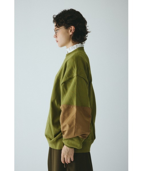 HeRIN.CYE（ヘリンドットサイ）の「Military boy knit tops　　ミリタリーボーイニットトップス（ニット/セーター・レディース・グレー/ブルー/カーキ/ブラウン/ブラック・FREE）」の7枚目の写真