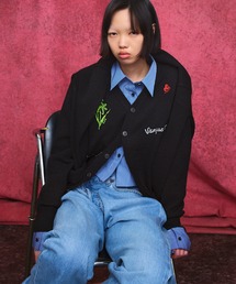 RUMCHE（ラムシェ）の「RUMCHE×VAN Colorful Embroidery Cardigan / カラフルエンブロイダリーカーディガン（カーディガン/ボレロ）」