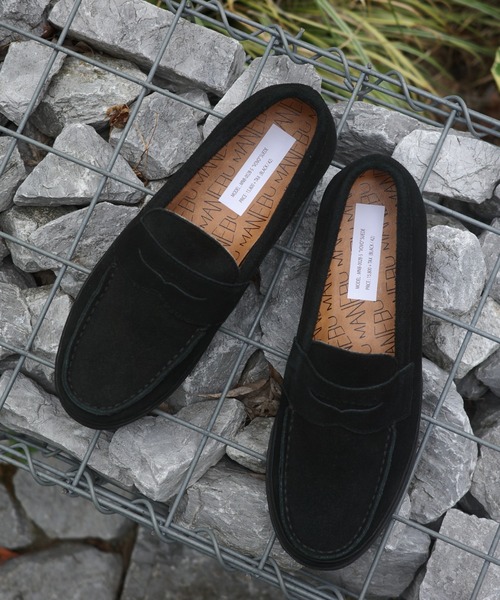 MANEBU/マネブ VOVO SUEDE ローファー スエード メンズ（ローファー