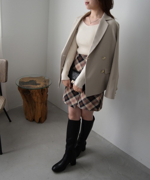 31 Sons de mode（トランテアン　ソン　ドゥ　モード）の「2025秋冬新作 テーラードジャケット（テーラードジャケット・レディース・ブラウン/ブラウン系/ベージュ・M/S）」の10枚目の写真