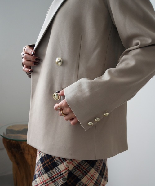 31 Sons de mode（トランテアン　ソン　ドゥ　モード）の「2025秋冬新作 テーラードジャケット（テーラードジャケット・レディース・ブラウン/ブラウン系/ベージュ・M/S）」の13枚目の写真