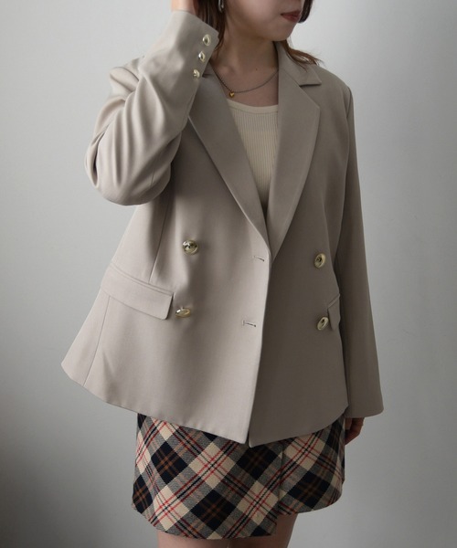 31 Sons de mode（トランテアン　ソン　ドゥ　モード）の「2025秋冬新作 テーラードジャケット（テーラードジャケット・レディース・ブラウン/ブラウン系/ベージュ・M/S）」の12枚目の写真