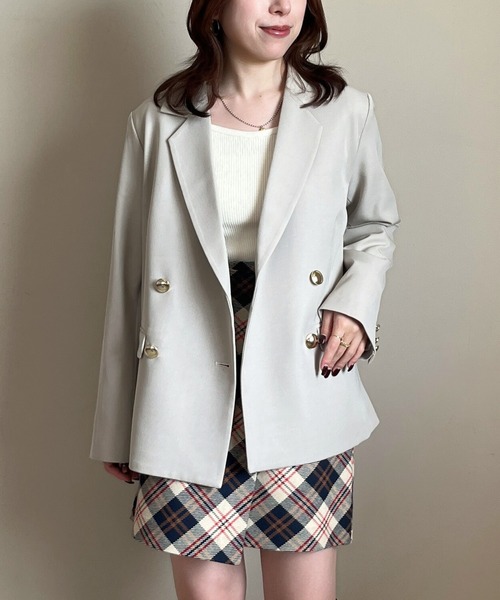 31 Sons de mode（トランテアン　ソン　ドゥ　モード）の「2025秋冬新作 テーラードジャケット（テーラードジャケット・レディース・ブラウン/ブラウン系/ベージュ・M/S）」の14枚目の写真