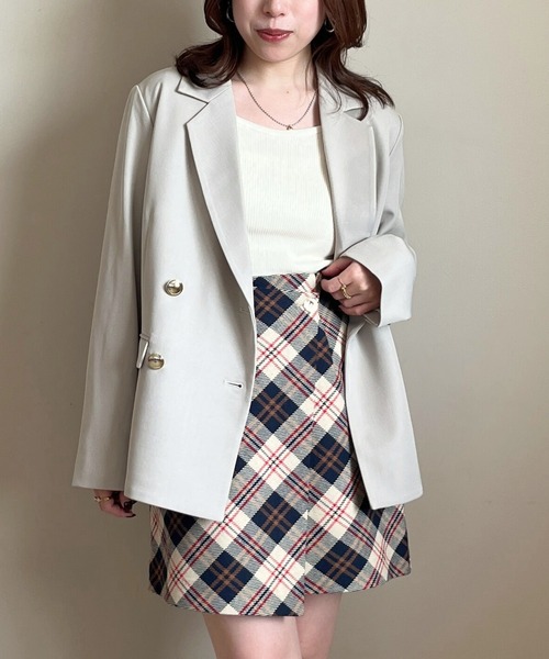 31 Sons de mode（トランテアン　ソン　ドゥ　モード）の「2025秋冬新作 テーラードジャケット（テーラードジャケット・レディース・ブラウン/ブラウン系/ベージュ・M/S）」の15枚目の写真