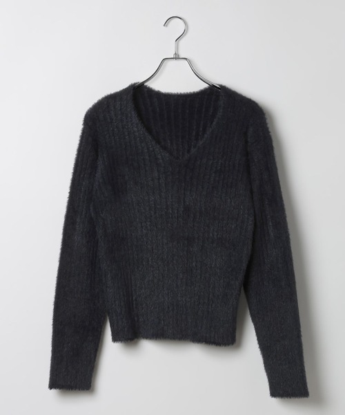 (*ˊᵕˋ*)ページ オーバーサイズセーター - ライトベージュメランジ - レディース