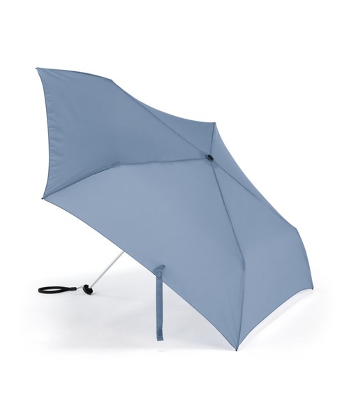 無印良品（ムジルシリョウヒン）の「晴雨兼用　軽量　折りたたみ傘（折りたたみ傘・レディース・ブルー系/ブラック・50cm）」の2枚目の写真