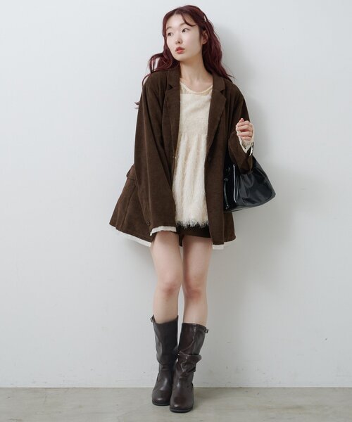 Kastane（カスタネ）の「【セットアップ対応】コーデュロイオーバー