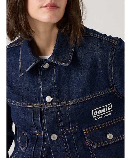 Levi's Oasis デニムジャケット Oasis Type Ii Trucker Jacket - Dark Wash | Levi's® CA