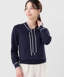 TOKYO SHIRTS | ニット 配色ボウタイ プルオーバー(ニット/セーター)