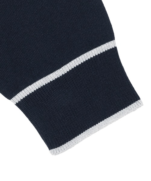 TOKYO SHIRTS（トウキョウシャツ）の「ニット 配色ボウタイ プルオーバー（ニット/セーター・レディース・チャコール/ブラック/ネイビー・L/LL/M）」の8枚目の写真