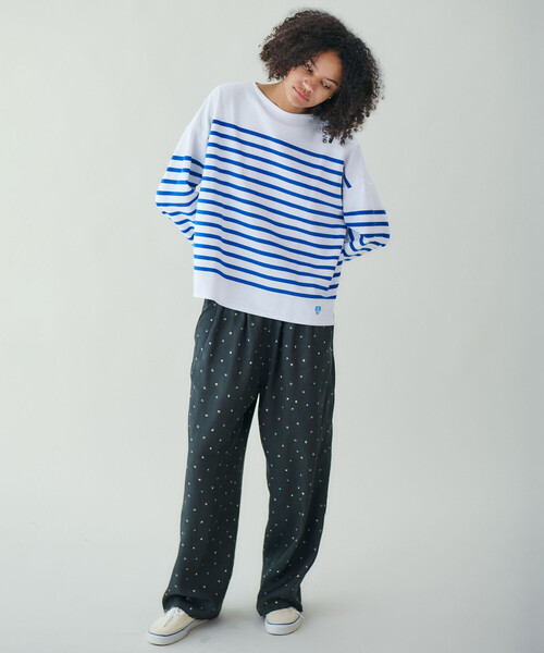 LEGLAZIK ウールフランネル　エラスティックパンツ 19 le glazik ウールフランネル エラスティックパンツ 36 LE GLAZIK