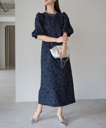 PREFERIR（プレフェリール）の「結婚式 パーティー  ボタニカル Ａラインドレス (S,M,L,XL)（ドレス）」