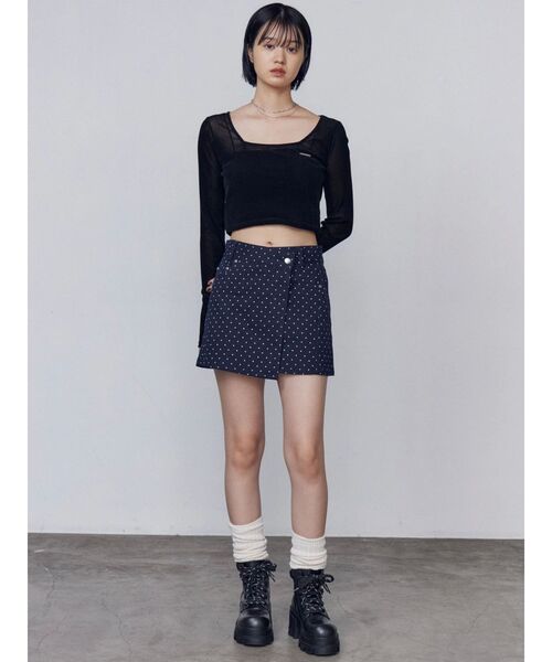 EMODA（エモダ）の「レースアップタンクソールブーツ（ブーツ・レディース・ブラック/ブラウン・SMALL/MEDIUM/LARGE）」の12枚目の写真