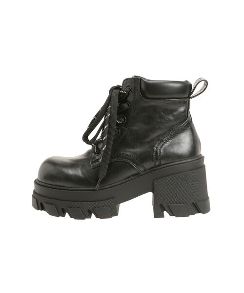 セール】レースアップタンクソールブーツ（ブーツ）｜EMODA（エモダ