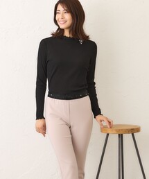 TO BE CHIC（トゥー ビー シック）の「シアーラメ カットソー（Tシャツ/カットソー）」