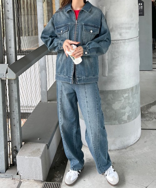 セール】デニムオーバーサイズGジャン（デニムジャケット）｜ABYS