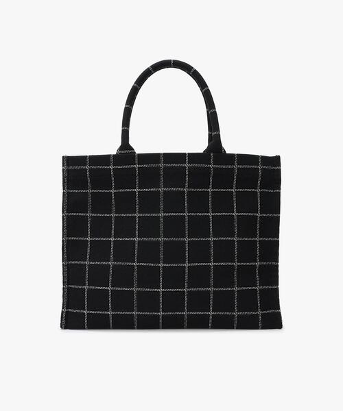agnès b. チェック トートバッグ ZAX03A-02 チェック ラージ トートバッグ ZAX03A－02（トートバッグ）｜agnes b