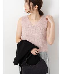 Te chichi TERRASSE | リボンヤーンニットベスト(ニット/セーター)
