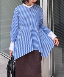 NOLLEY’S Sophi | ウォッシャブルハンカチーフヘムシャツ(シャツ/ブラウス)