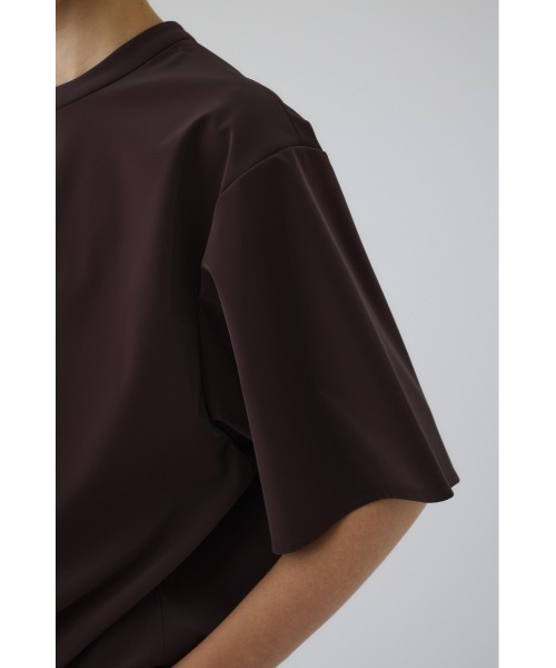 RIM.ARK(リムアーク)の「Shimmer asymmetry tops シマーアシンメトリートップス(Tシャツ/カットソー・レディース・ブラック/マジェンタ/ライトベージュ・36/38)」の13枚目の写真