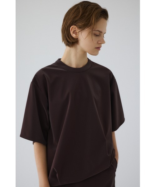 RIM.ARK(リムアーク)の「Shimmer asymmetry tops シマーアシンメトリートップス(Tシャツ/カットソー・レディース・ブラック/マジェンタ/ライトベージュ・36/38)」の18枚目の写真