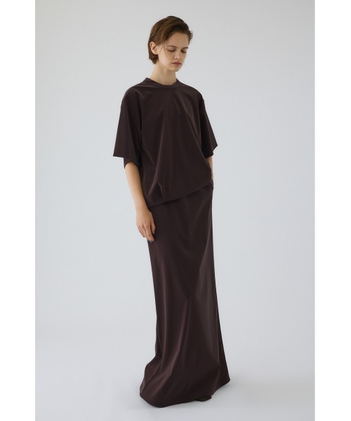 RIM.ARK(リムアーク)の「Shimmer asymmetry tops シマーアシンメトリートップス(Tシャツ/カットソー・レディース・ブラック/マジェンタ/ライトベージュ・36/38)」の21枚目の写真