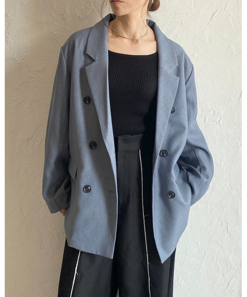 She's Closet(シーズクローゼット)の「デコルテ見せタイト長袖ボートネックリブニットトップス(ニット/セーター・レディース・杢グレー/オフホワイト/ブラック/ネイビー/ミント・FREE)」の8枚目の写真