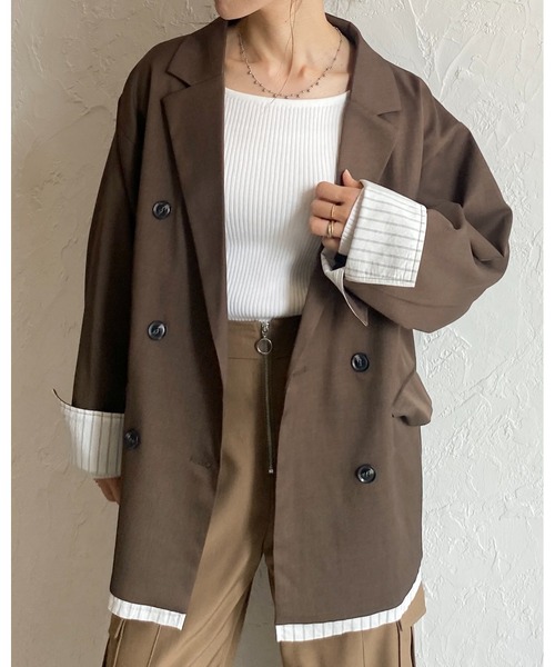 She's Closet(シーズクローゼット)の「デコルテ見せタイト長袖ボートネックリブニットトップス(ニット/セーター・レディース・杢グレー/オフホワイト/ブラック/ネイビー/ミント・FREE)」の20枚目の写真