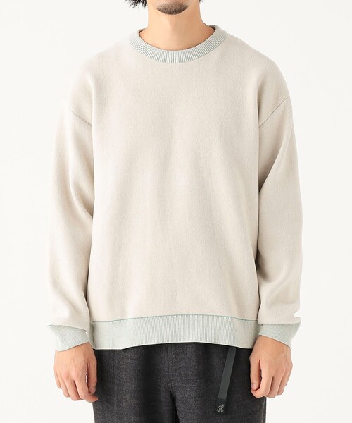 9ゲージ モール ダブルフェイス ニット（ニット/セーター）｜B