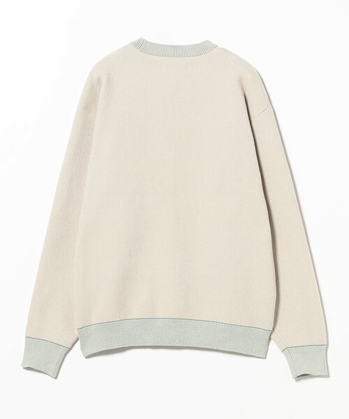 B:MING by BEAMS（ビーミングバイビームス）の「9ゲージ モール ダブルフェイス ニット（ユニセックス）（ニット/セーター・メンズ・アイボリー/ブラック/オレンジ・X-LARGE/LARGE/MEDIUM/SMALL）」の5枚目の写真