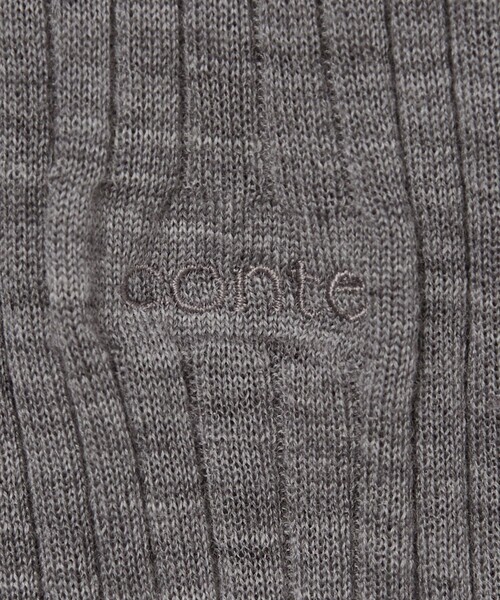 conte（コンテ）の「＜conte＞シアー リブ タートルネックニット（ニット/セーター・レディース・ベージュ/ネイビー/ライム/グレー系・FREE）」の11枚目の写真