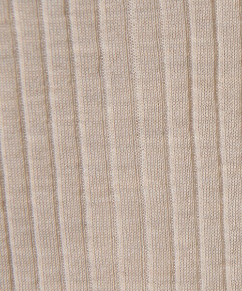 conte（コンテ）の「＜conte＞シアー リブ タートルネックニット（ニット/セーター・レディース・ベージュ/ネイビー/ライム/グレー系・FREE）」の14枚目の写真