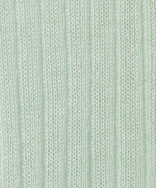 conte（コンテ）の「＜conte＞シアー リブ タートルネックニット（ニット/セーター・レディース・ベージュ/ネイビー/ライム/グレー系・FREE）」の17枚目の写真