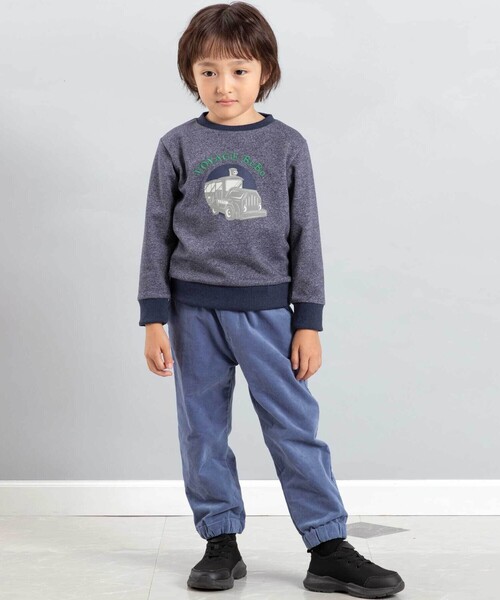 BeBe（ベベ）の「モールスキンジョガーパンツ（その他パンツ・キッズ・ブルー/ベージュ・120cm/150cm/130cm/140cm/110cm）」の5枚目の写真