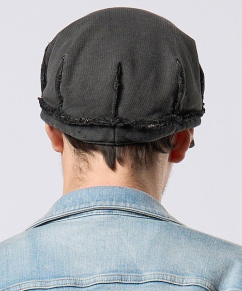 wjk（ダヴルジェイケイ）の「mko13197- jersey engineer cap ワークキャップ(8987 mj51h)（キャップ・メンズ・ブラック系その他/チャコール・FREE）」の7枚目の写真