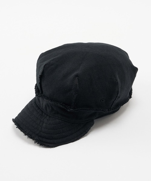 wjk（ダヴルジェイケイ）の「mko13197- jersey engineer cap ワークキャップ(8987 mj51h)（キャップ・メンズ・ブラック系その他/チャコール・FREE）」の16枚目の写真