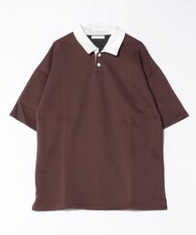 NOWLE（ノウル）の「【NOWLE】リラックスフィット 襟配色 ポロシャツ（ポロシャツ）」