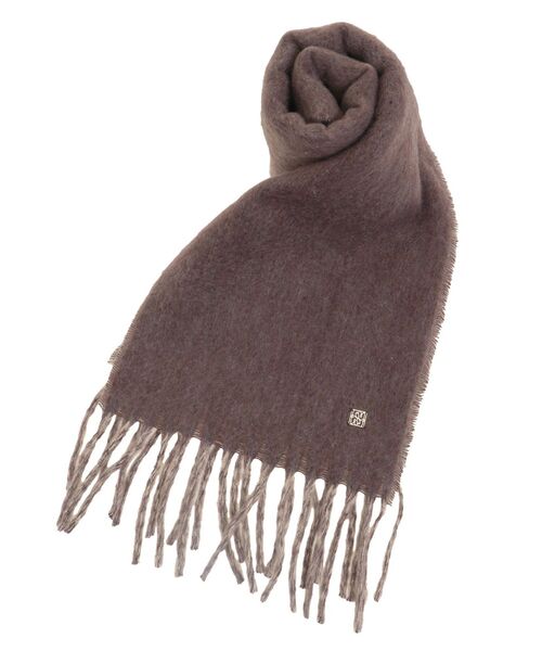 LAGUNAMOON（ラグナムーン）の「リバーシブルストール（ストール/ショール・レディース・ピンク/ブラウン/イエロー・FREE）」の2枚目の写真