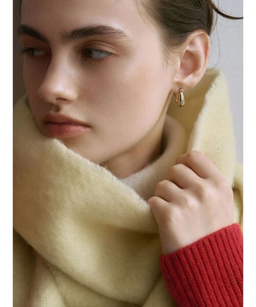 LAGUNAMOON（ラグナムーン）の「リバーシブルストール（ストール/ショール・レディース・ピンク/ブラウン/イエロー・FREE）」の4枚目の写真