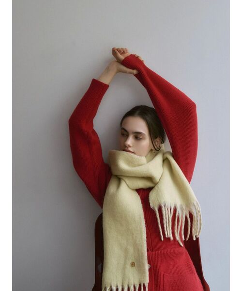 LAGUNAMOON（ラグナムーン）の「リバーシブルストール（ストール/ショール・レディース・ピンク/ブラウン/イエロー・FREE）」の10枚目の写真